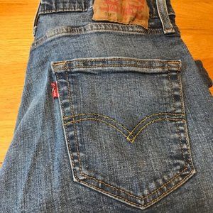 Mens Levi  511 jeans W32 L34